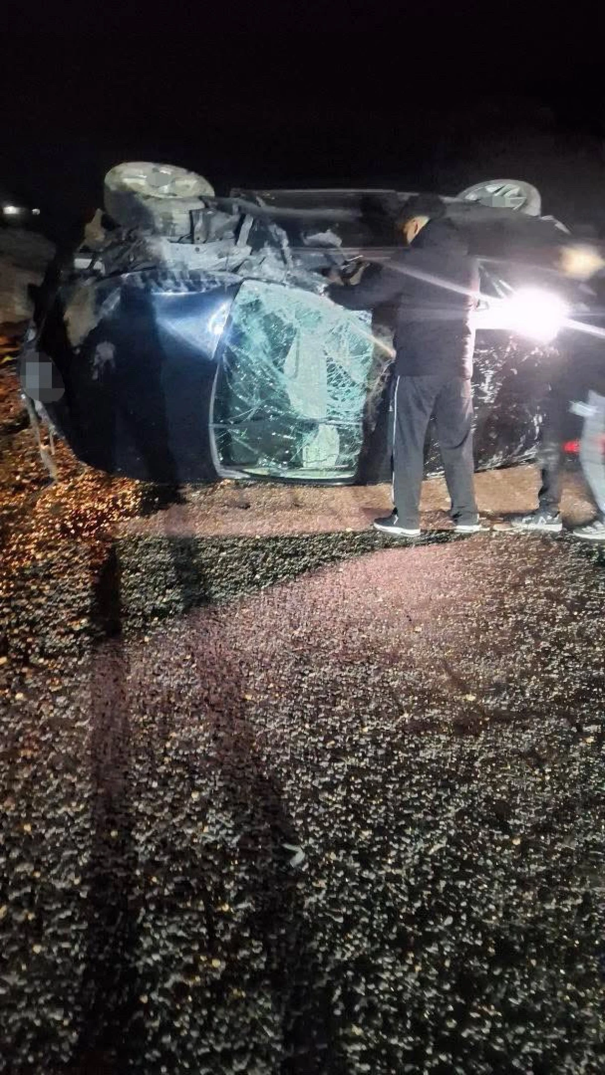 Mazıdağı&rsquo;nda otomobil takla attı