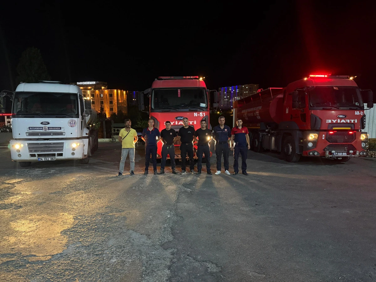 MBB'den Lice’deki örtü yangını söndürme çalışmalarına destek