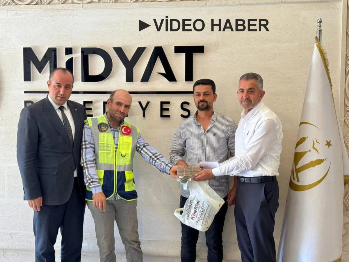 Midyat Belediyesi Personelinden Örnek Davranış