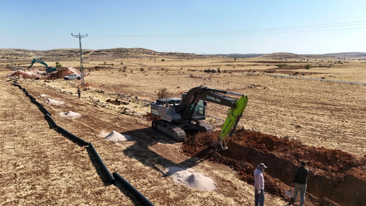 Midyat- İzbırak Mahallesi Atıksu Altyapısına Kavuşturuldu