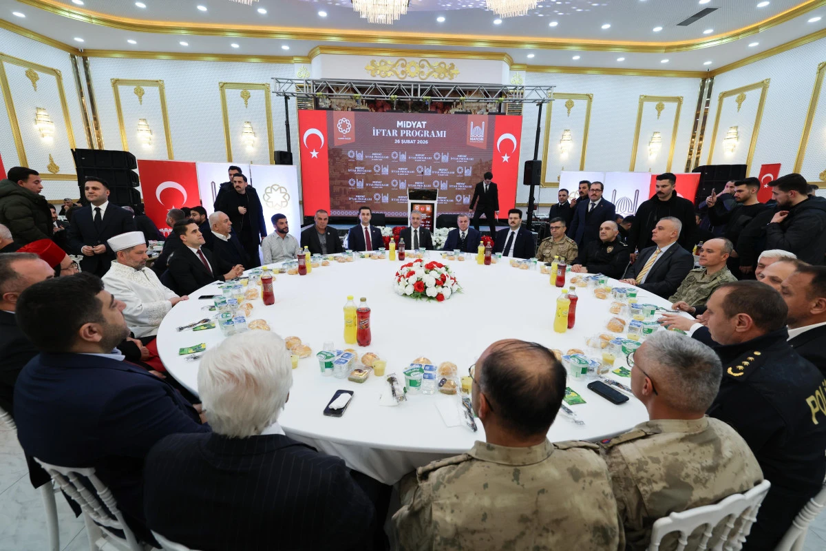 Midyat&rsquo;ta Geniş Katılımlı İftar Programı D&uuml;zenlendi