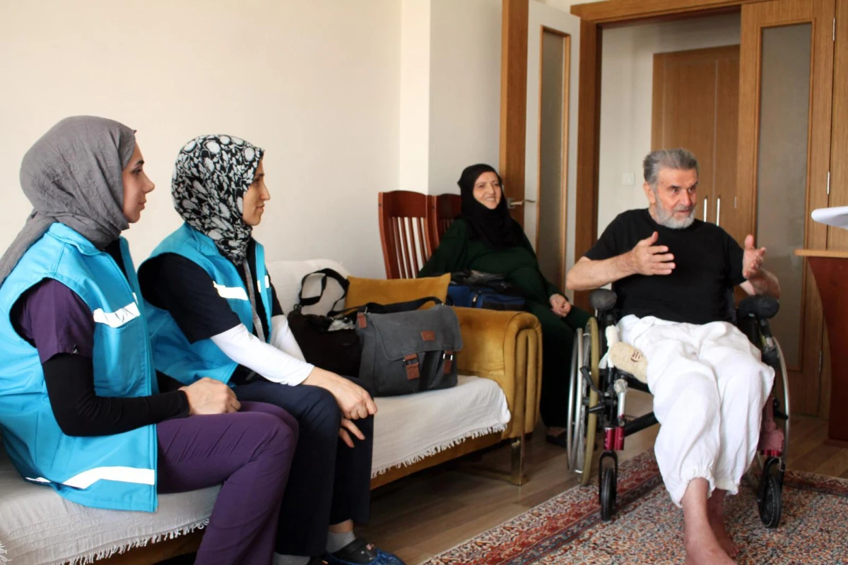 Midyat’ta Hastalara Evde Sağlıkla Destek