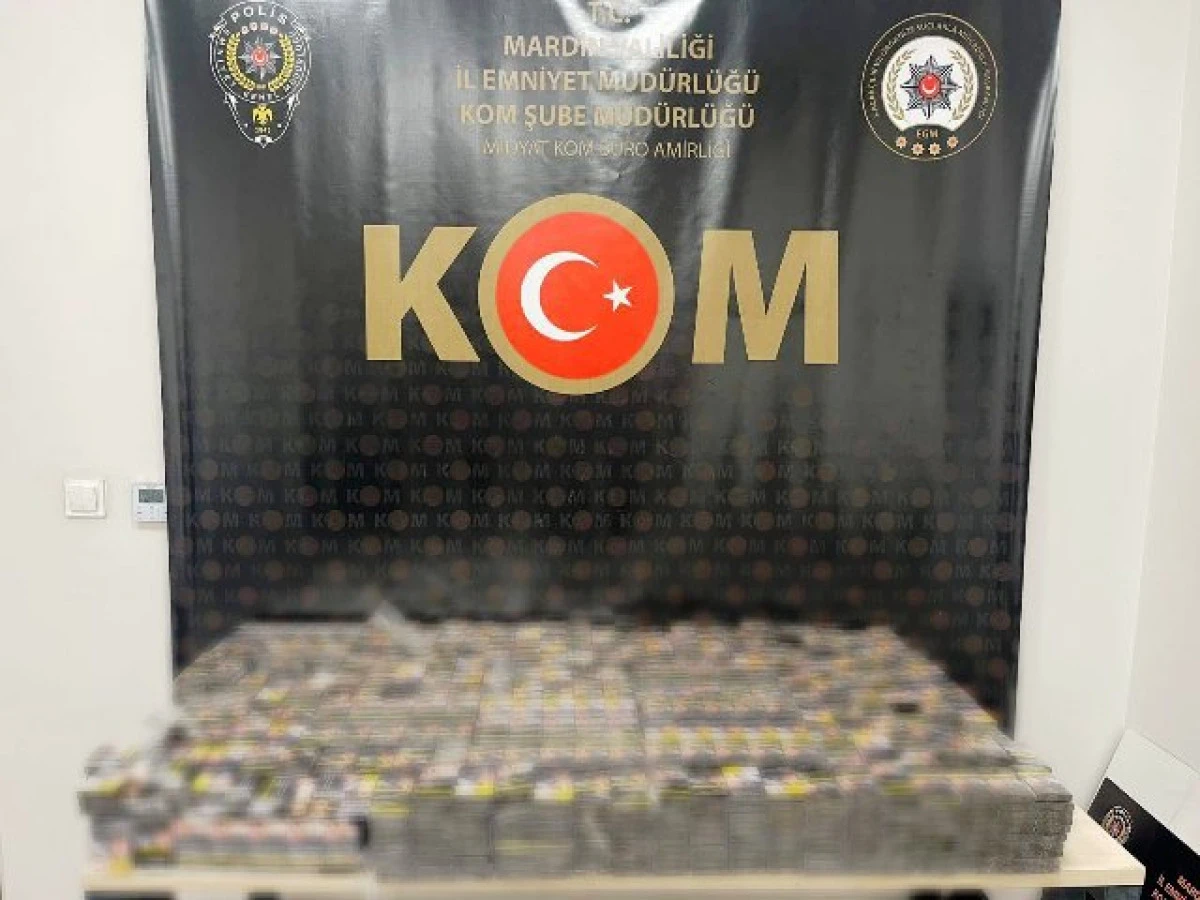 Midyat&rsquo;ta Ka&ccedil;ak Sigara Operasyonu