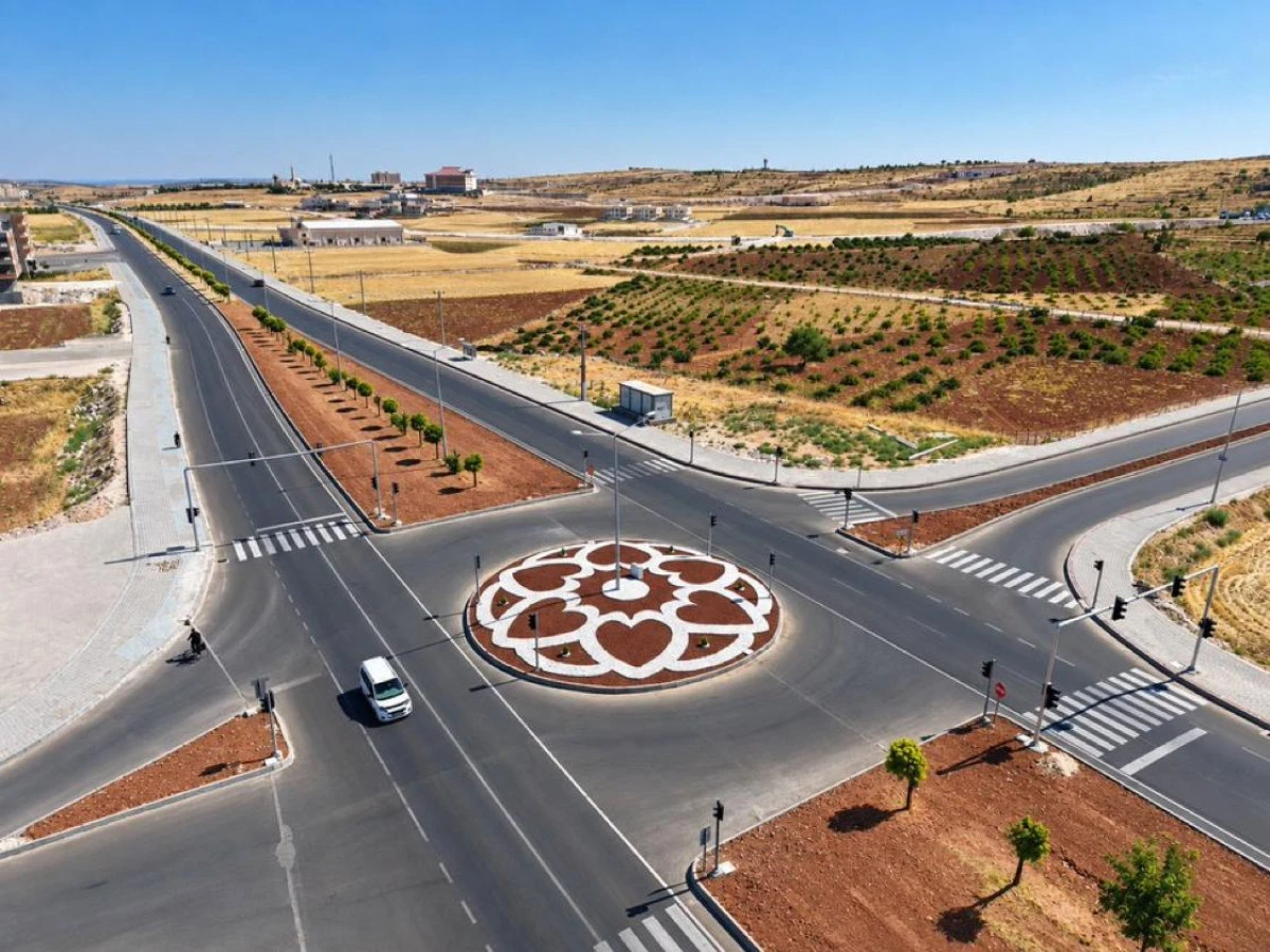 Midyat&rsquo;ta  Kavşak D&uuml;zenlemesi Yapıldı