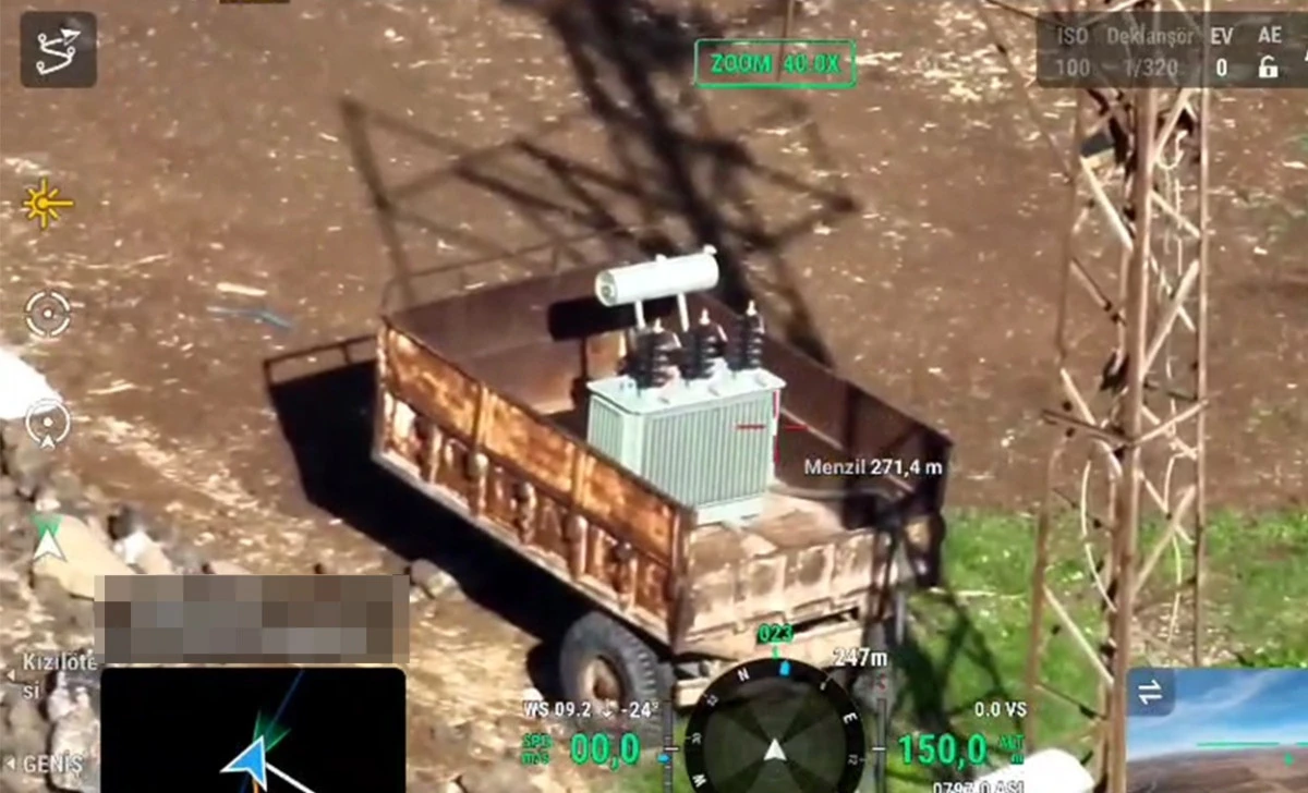 Mobil Kaçak Trafolar Dronlardan Kaçamadı