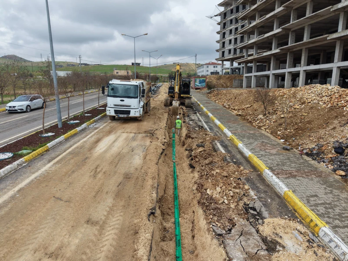 Nur Mahallesi&rsquo;nde Atıksu Hattı D&ouml;şeme &Ccedil;alışması Tamamlandı