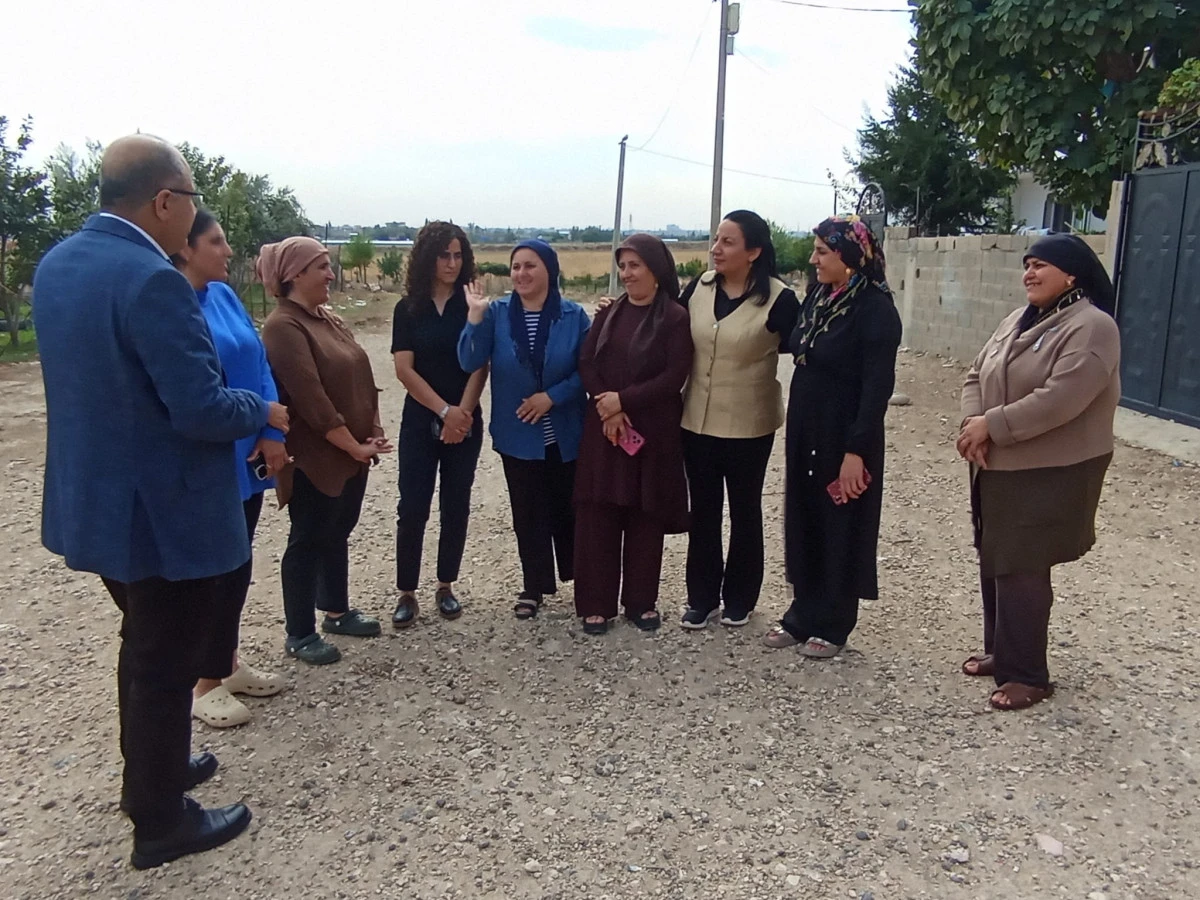 Nusaybin Belediyesi Eşbaşkanları Mahalle Sakinleriyle Bir Araya Geldi