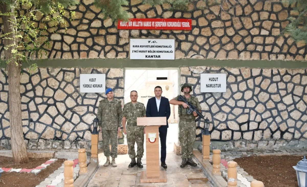 Nusaybin Kaymakamı Temurci'den Jandarma Karakoluna Ziyaret