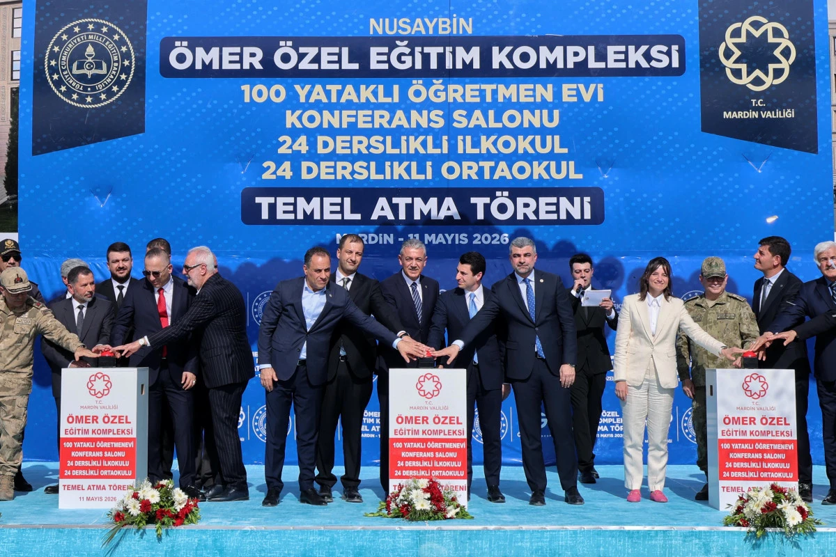 Nusaybin | &Ouml;mer &Ouml;zel Eğitim Kompleksi Temel Atma T&ouml;reni