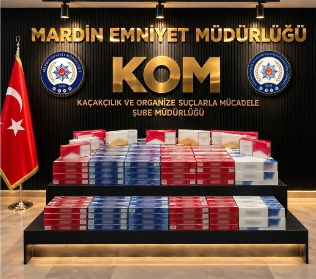 Nusaybin&rsquo;de 4 Bin 500 Paket Ka&ccedil;ak Sigara Ele Ge&ccedil;irildi