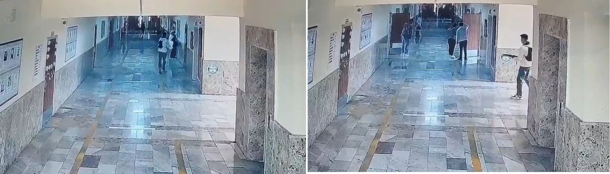 Okulda Dehşet Dolu Anlar