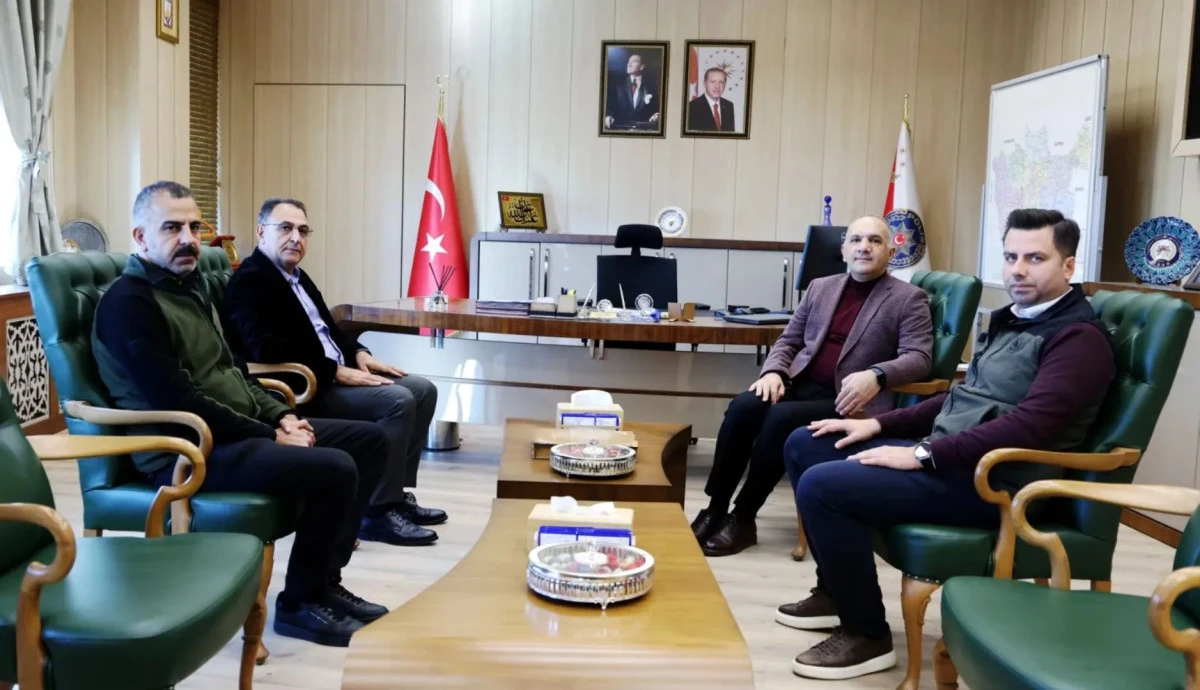 Orman İşletme Müdürlüğü Heyeti, Mardin Emniyet Müdürü'nü Ziyaret Etti