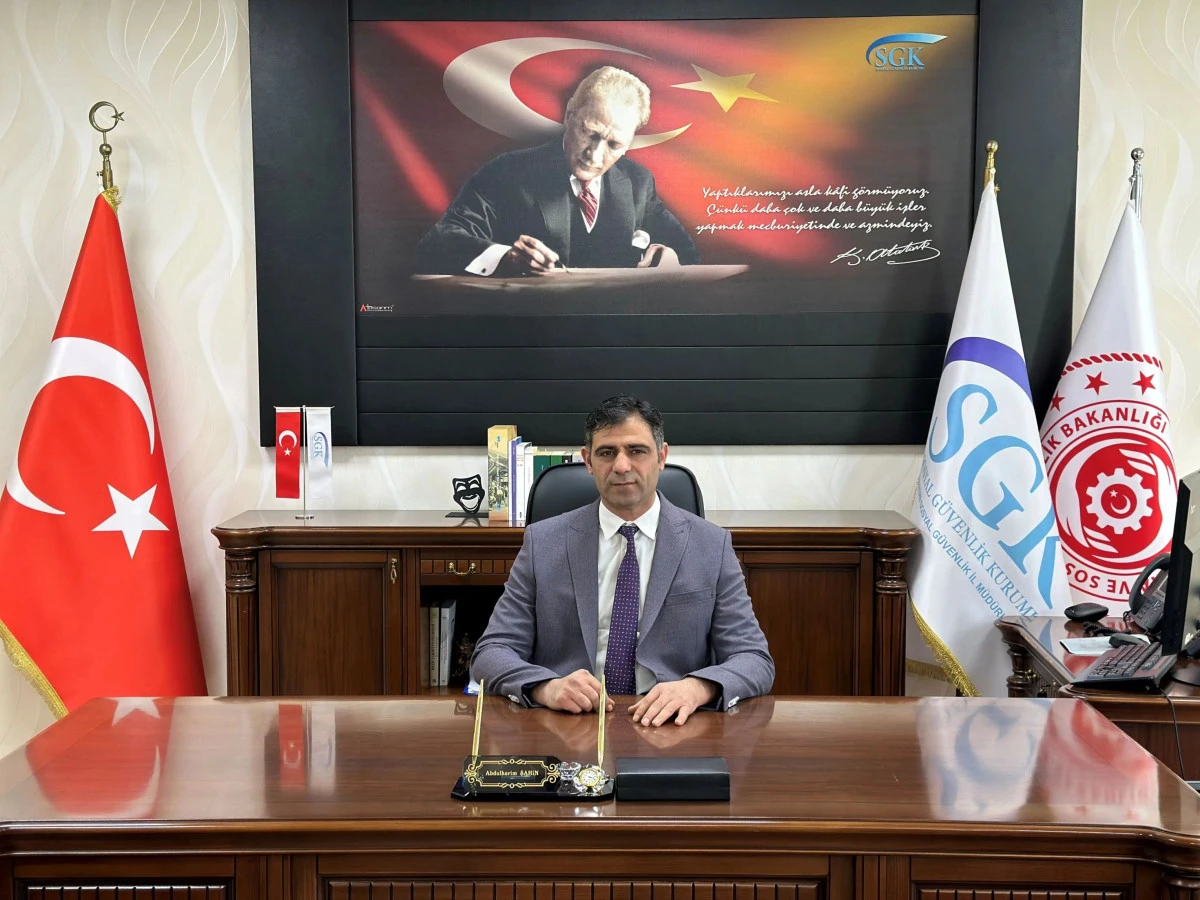 SGK Mardin İl Müdürü Abdülkerim ŞAHİN’in Sosyal Güvenlik Haftası Mesajı