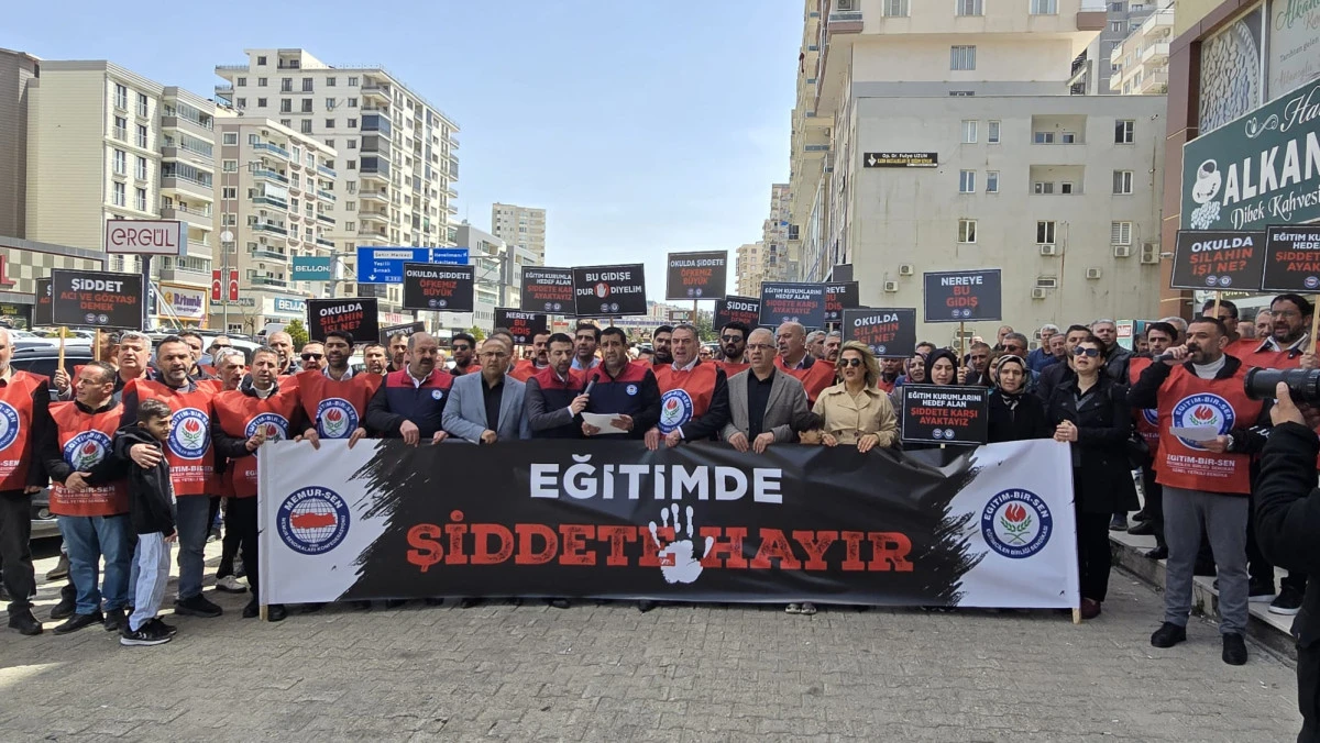 SİVEREK'TEKİ SALDIRI SONRASI EĞİTİM BİR SEN'DEN "OKULLARDA G&Uuml;VENLİK" VURGUSU