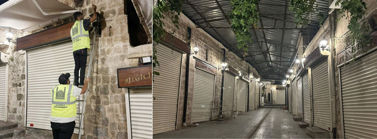 Tarihi Mardin Geceleri Yeniden Işıldıyor