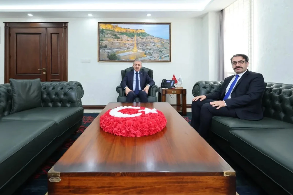 Ticaret Bakanlığı Başm&uuml;fettişi Mehmet Şeşen'den Vali Akkoyun'a Ziyaret