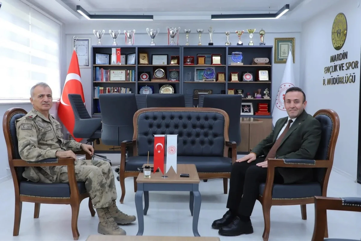 Tuğgeneral Ercan Atasoy'dan Gen&ccedil;lik ve Spor İl M&uuml;d&uuml;rl&uuml;ğ&uuml;ne Ziyaret