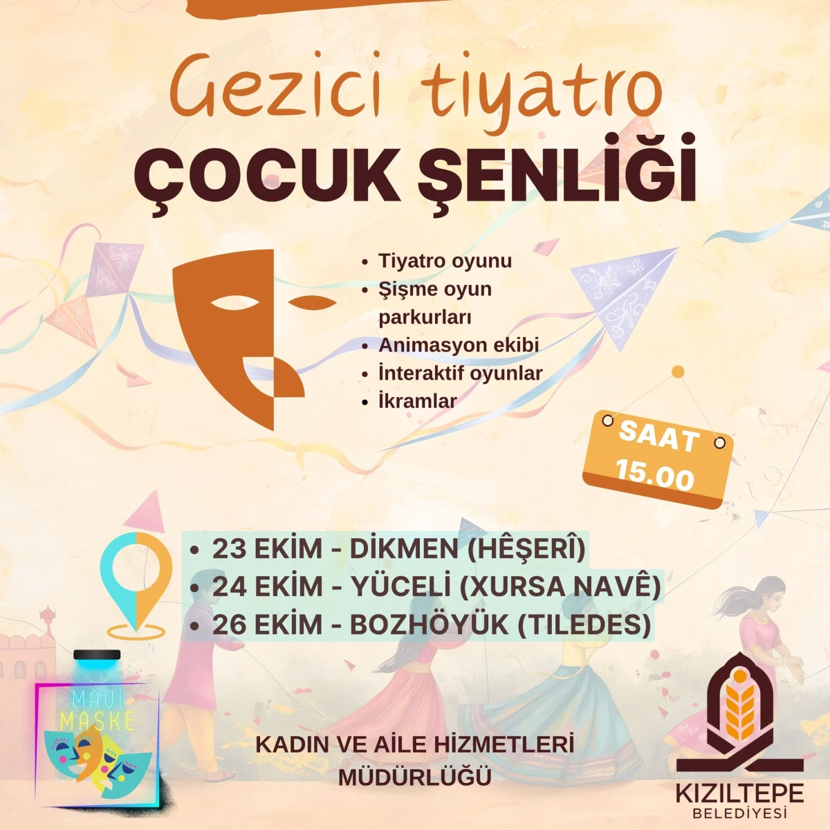 Üç Farklı Mahallede Çocuk Etkinliği Başlıyor