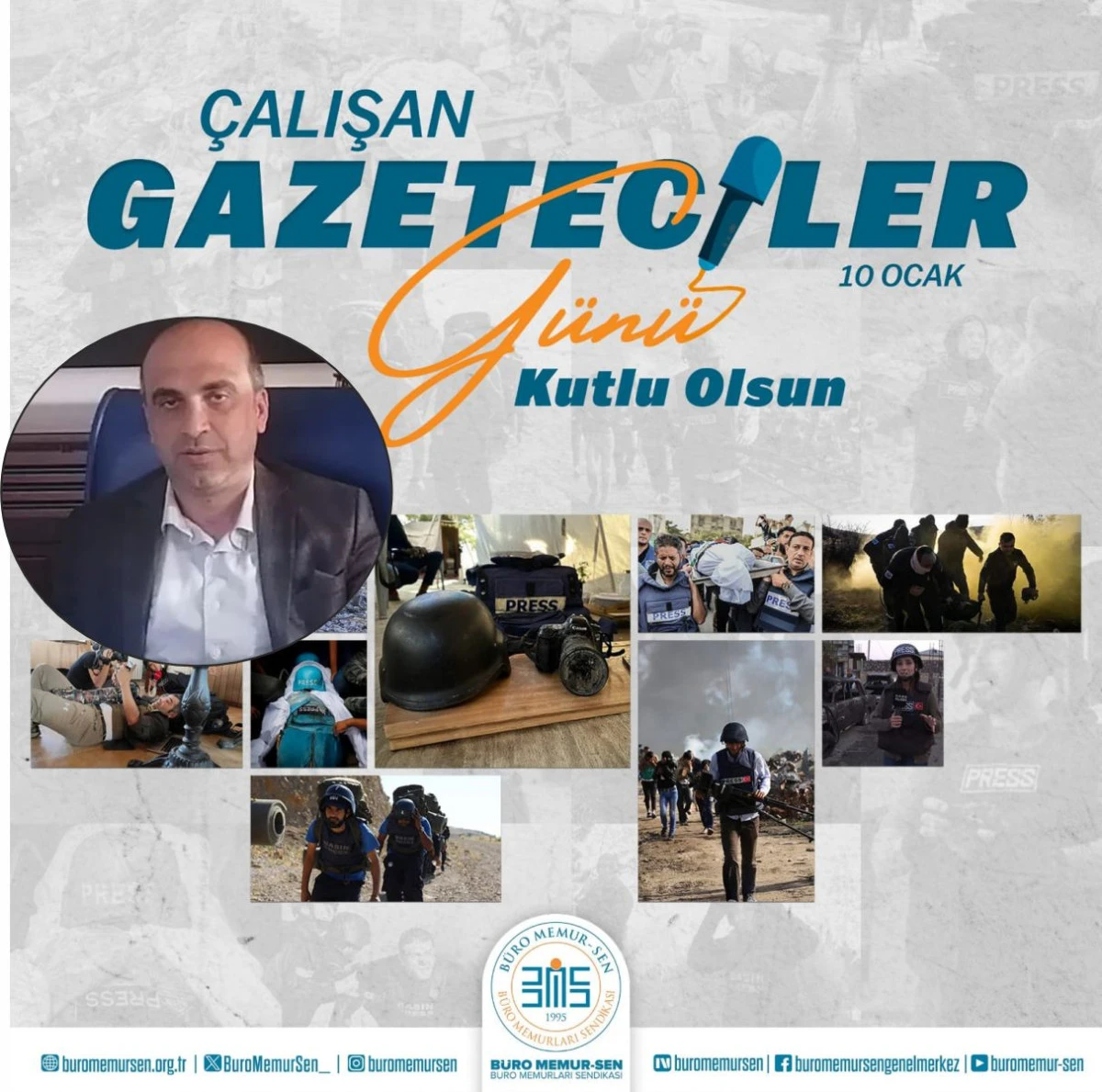 Unat; 10 OCAK &ldquo;&Ccedil;ALIŞAN GAZETECİLER G&Uuml;N&Uuml;&rdquo; KUTLU OLSUN