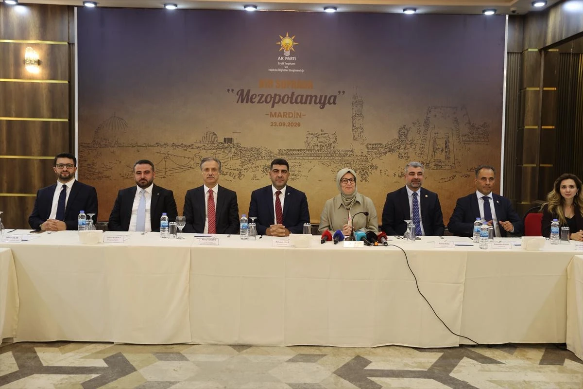 Uygur, Mardin&rsquo;de STK temsilcileriyle bir araya geldi