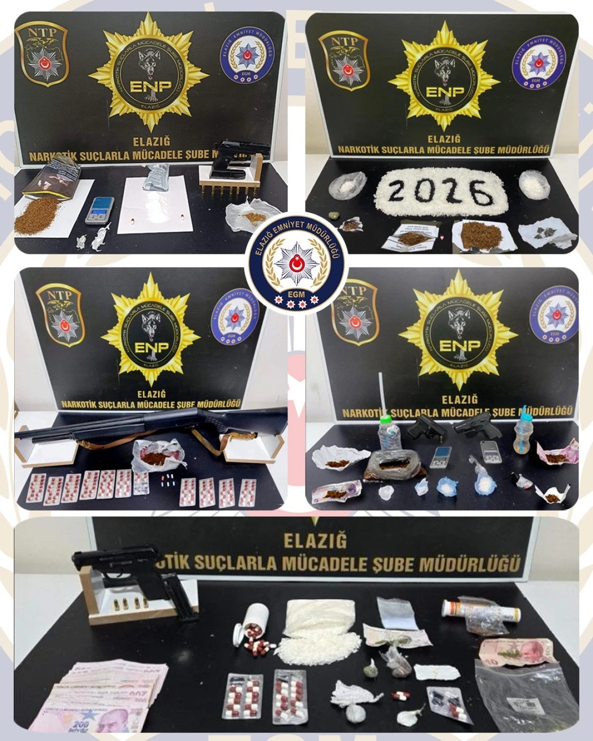 Uyuşturucu ve ruhsatsız silah operasyonu