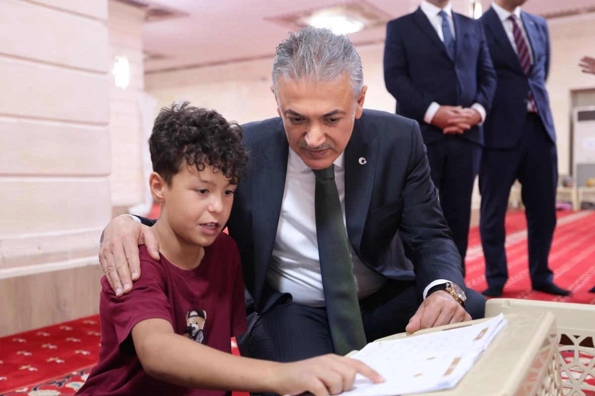 Vali Akkoyun’dan Kur’an Kurslarına Ziyaret