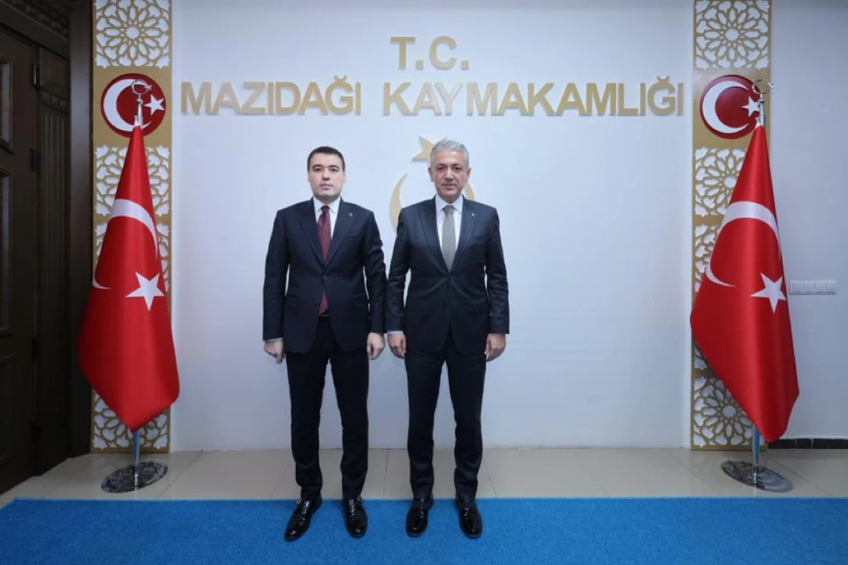 Vali Akkoyun&rsquo;dan Mazıdağı Kaymakamı &Ouml;zer&rsquo;e Ziyaret