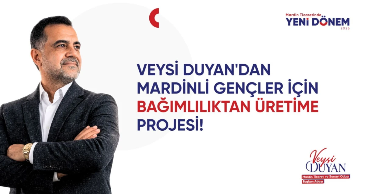 VEYSİ DUYAN&rsquo;DAN MARDİNLİ GEN&Ccedil;LER İ&Ccedil;İN "BAĞIMLILIKTAN &Uuml;RETİME" PROJESİ