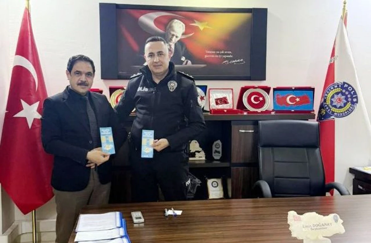 Yeşilli&rsquo;de Polis Haftası Kapsamında PTT Tanıtım Ziyareti